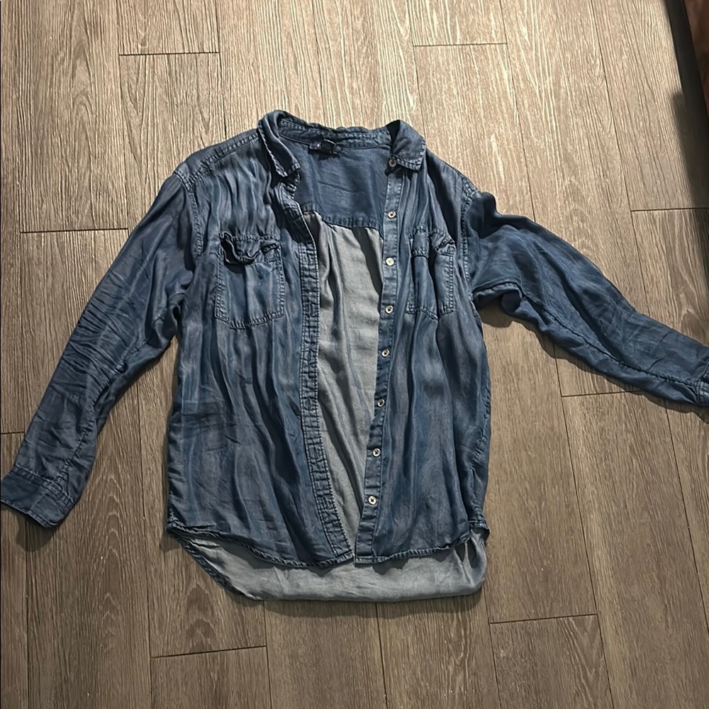 Vintage Blue Denim Shirt